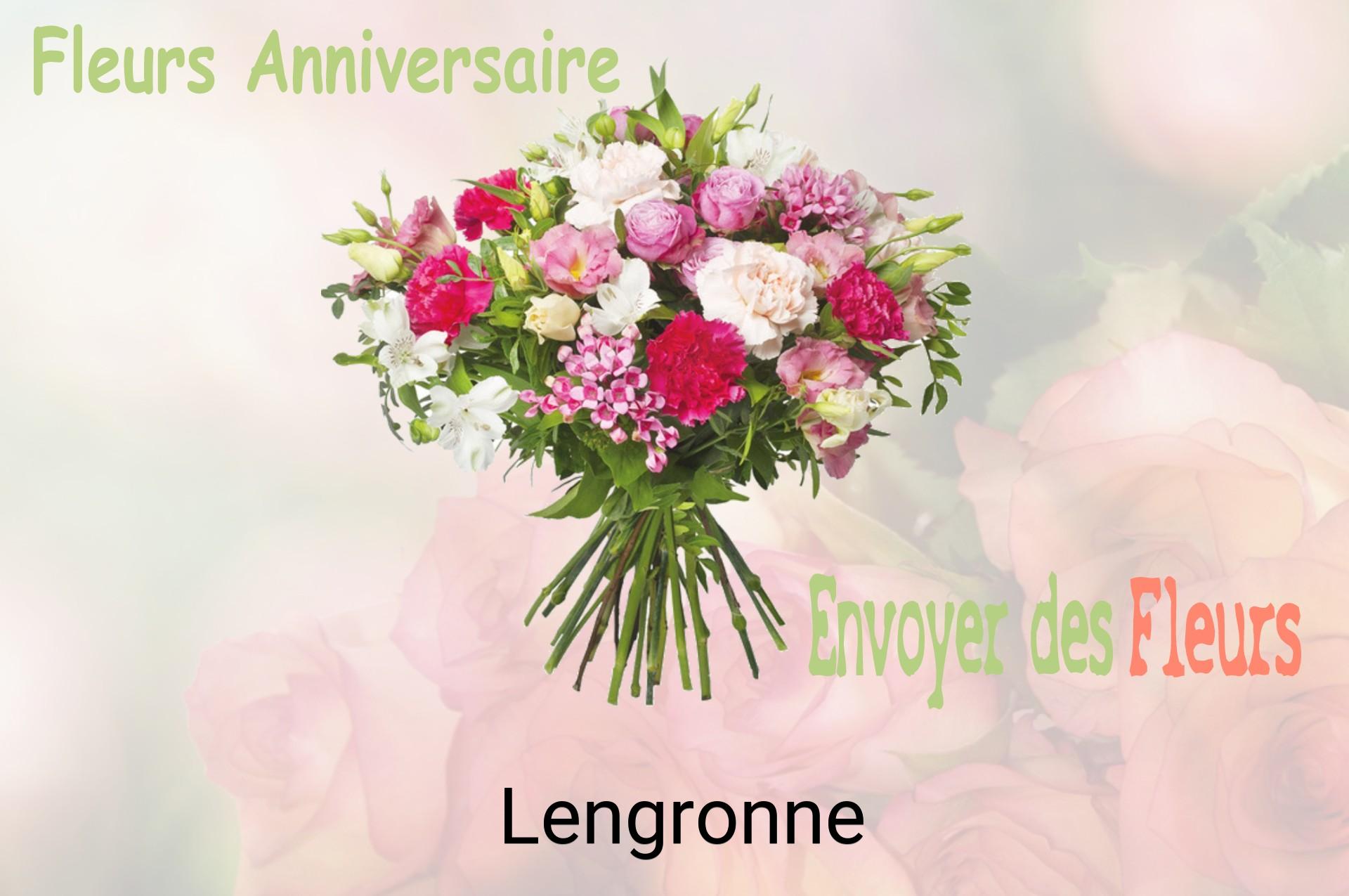 Bouquet de fleurs d’anniversaire livré à Lengronne